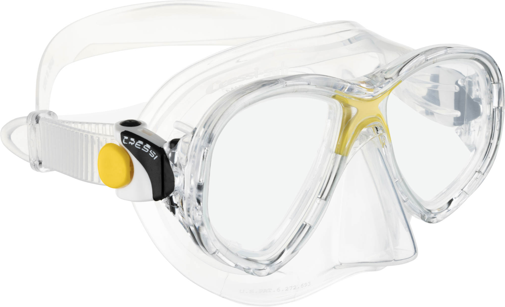 Billede af Marea junior dykkermaske Clear/Yellow